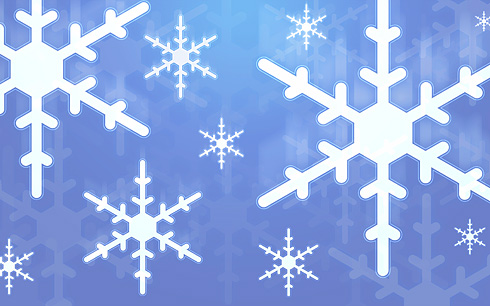 Snowy Cascade - Joyful Day snowflake wallpaper