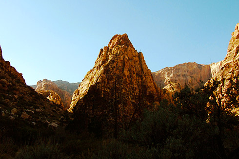 Small lumpy mountain at Red Rocks