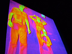 Infrared Image of a Family