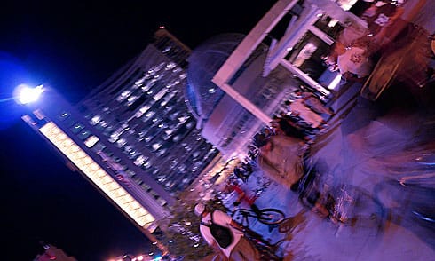 Bike Party lights smearing Bike Party lights smearing