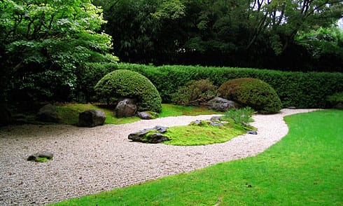 Sea Creature made of rocks in Zen Garden Sea Creature made of rocks in Zen Garden