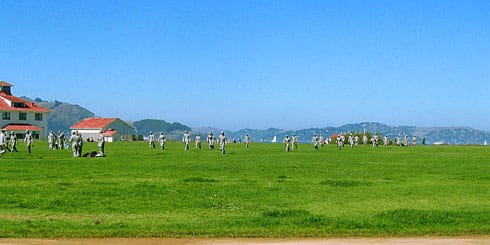 Marines training near Crissy Field Marines training near Crissy Field