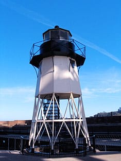 Fort Point Light and blue sky Fort Point Light and blue sky