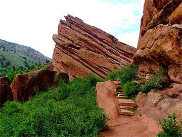 Red Stone stairs