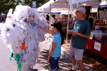 A Girl meeting the Plastic Bag Monster