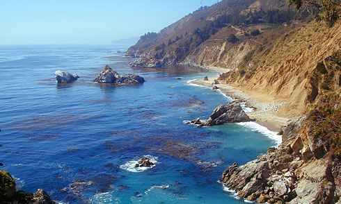 California's Rocky Coast (looking north of McWay)