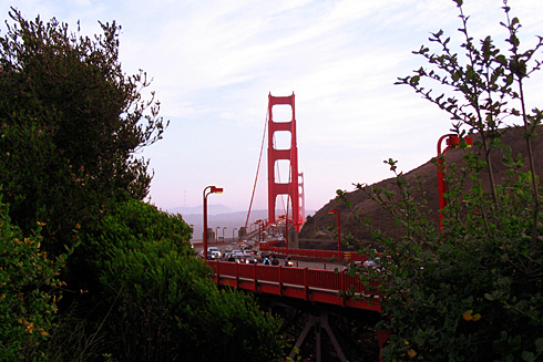 Golden Gate Bridge from Vista Point Overlook