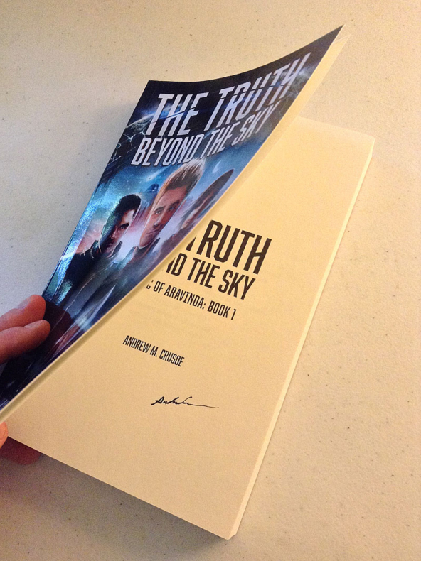 The Truth Beyond the Sky rare autographed paperback (front)
