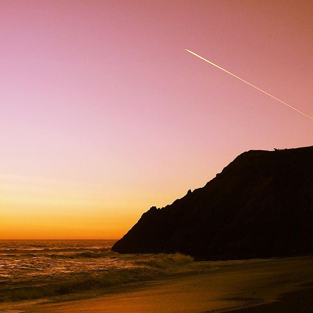 Stunning Sunset at Rodeo Beach in Marin County