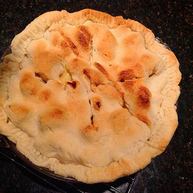 Special Lady made a Homemade Apple Pie