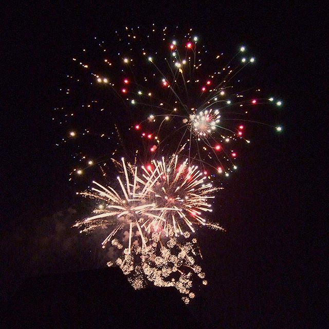 Fireworks in commemoration for Pioneer Day