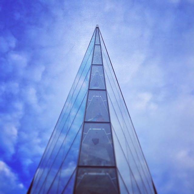 Madison Museum of Contemporary Art glass towering into the sky