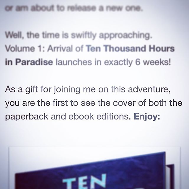 Ten Thousand Hours in Paradise Cover Reveal Teaser