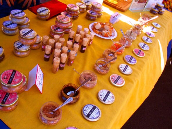 12 Flavors of Sea Salts available to sample