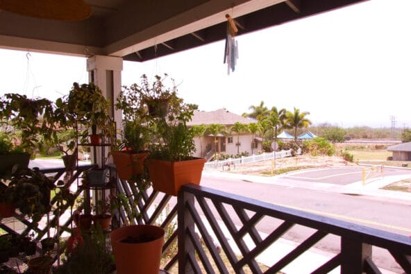 A lanai in south Kona