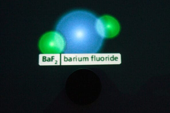 BaF2 molecule (used in infrared sensors)