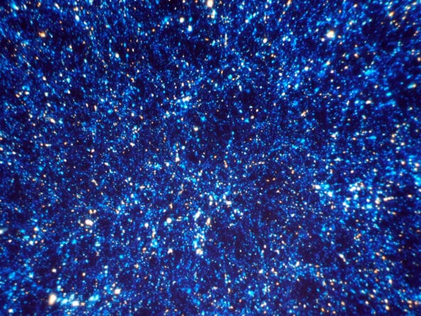 Billions of Galaxies in blue