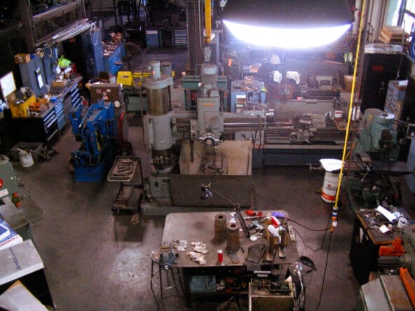 Cable Car workshop floor