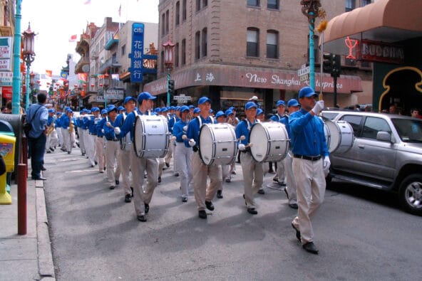 Chinese Marching Band in Chinatown