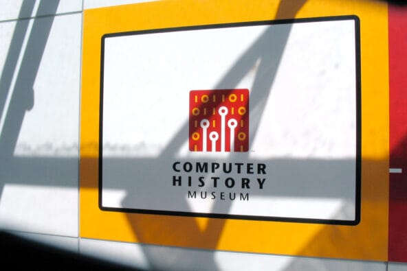 Computer History Museum sign