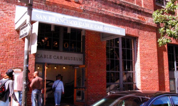 Entrance to San Francisco Cable Car Museum