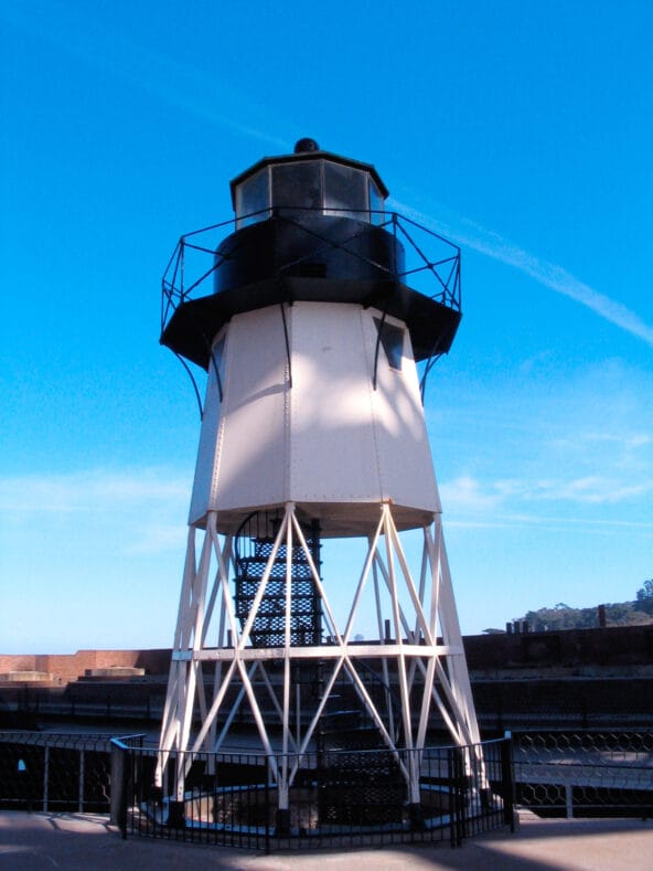Fort Point Light n blue sky