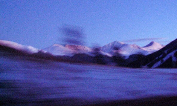 Glimpses of Snowcapped Rockies