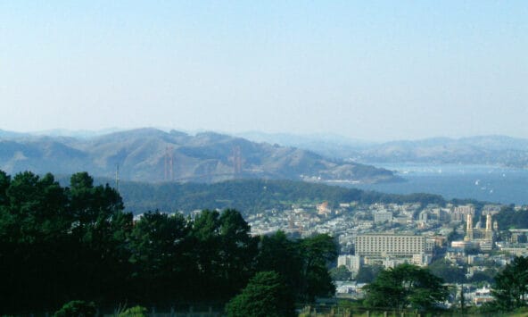 Golden Gate Bridge from Twin Peaks