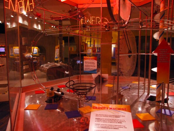 Gravity Machine demonstrating Energy Types