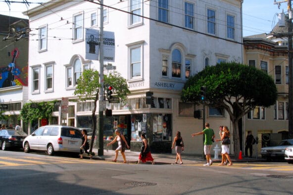 Haight Ashbury T-Shirt building