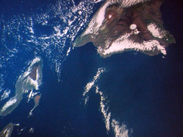 Hawaiian Islands from orbit