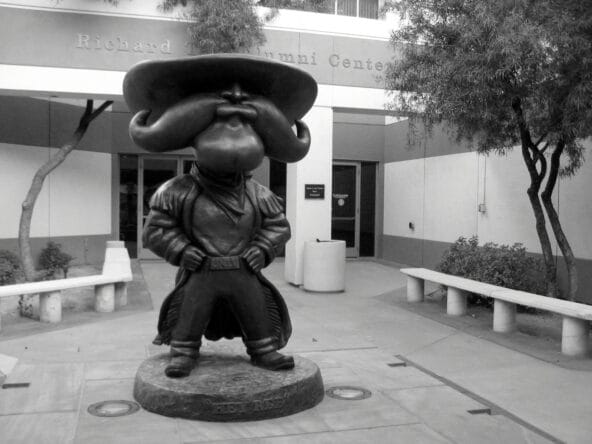 Hey Reb sculpture