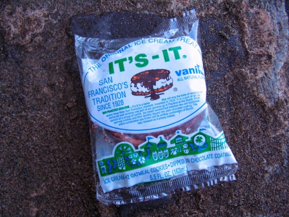 It's It icecream treat in wrapper