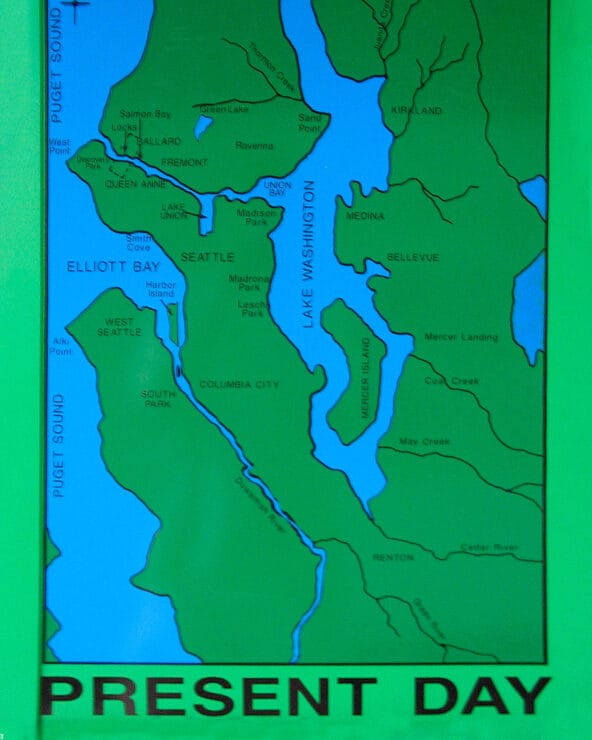 Lake Washington Map Present Day