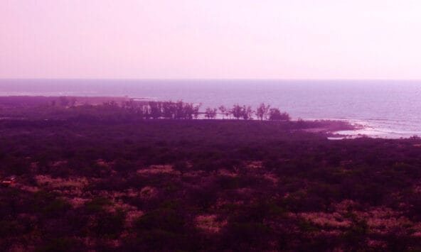 Makalawena coast in the distance