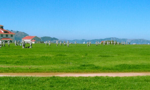 Marines training near Crissy Field