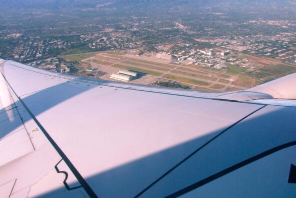 Mineta San José Airport from above