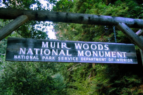Muir Woods Natl Monument sign