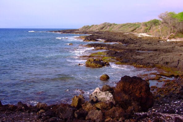 North shore of Makalawena