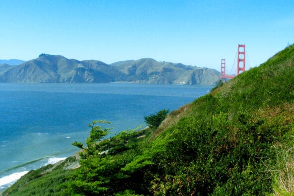 North side of the Golden Gate (n bridge)