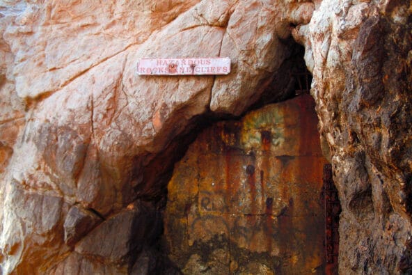 Old Mysterious Stone Door