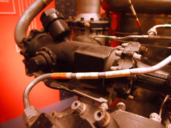 RL 10 Rocket Engine closeup