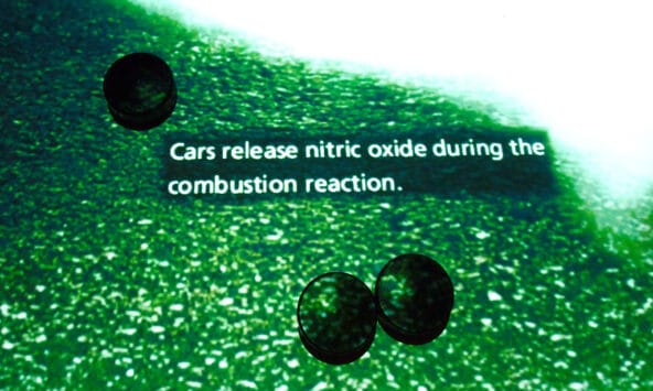 Reaction Lab showing Nitric Oxide