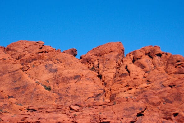 Red Rock Ridge meets Blue Sky