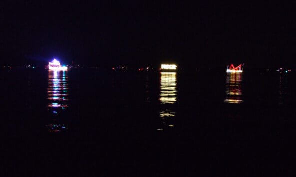 Rock MSCR n Red Wing boats on Mendota