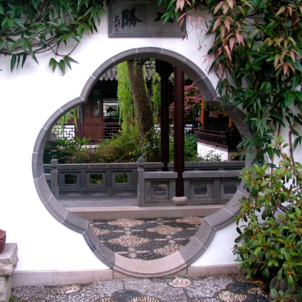 Round Entrance to Chinese Gardens
