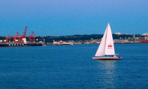 Sailboat in Puget Sound
