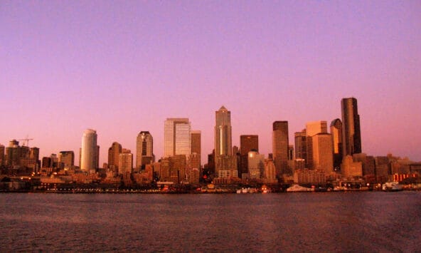 Seattle Skyline at Sunset