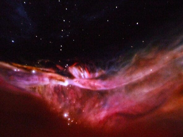 Simulation of Inside a Magenta Nebula