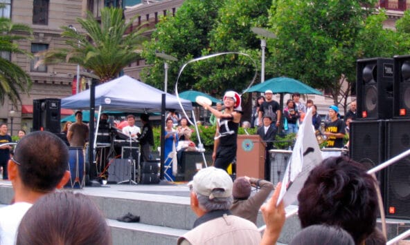 Singing at 17th annual Korean Day Festival Union Square